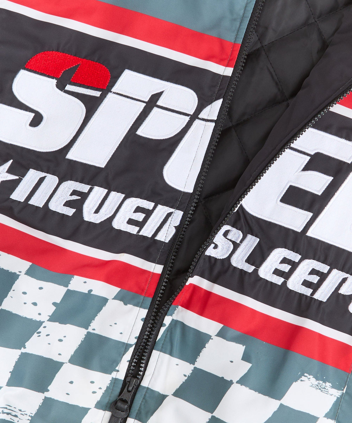 Reason Clothing Quality Speed Never Sleeps Racing Jacket - Black