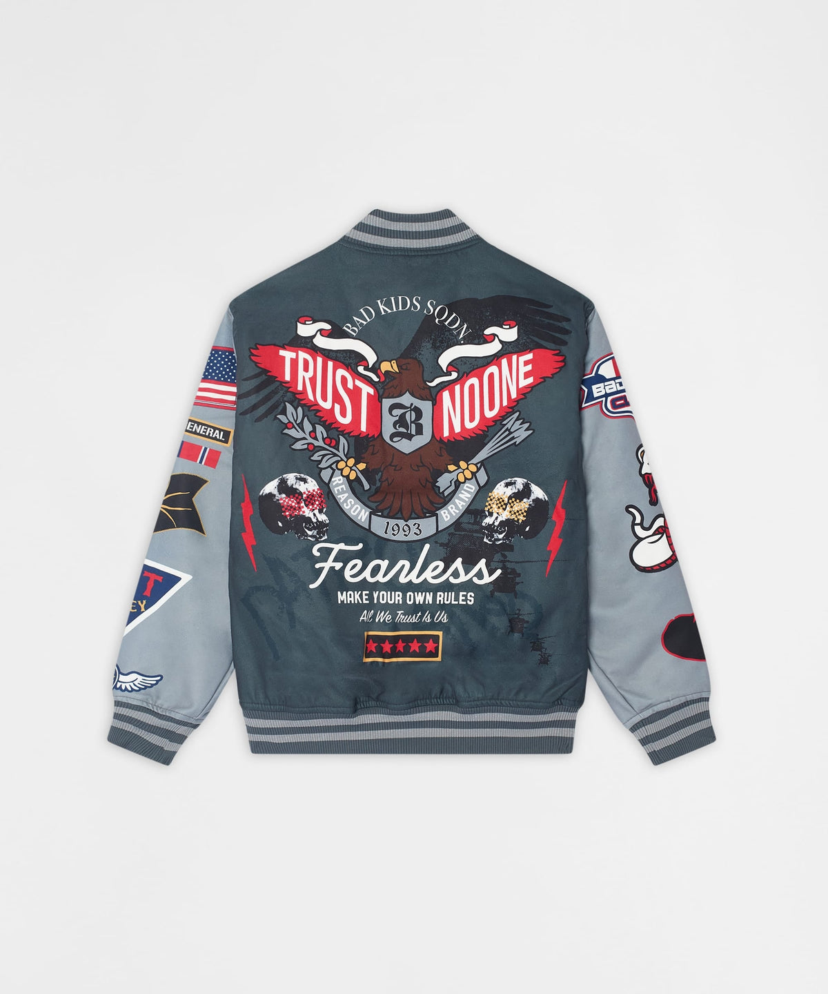 Reason Clothing Latest Fearless Varsity Jacket