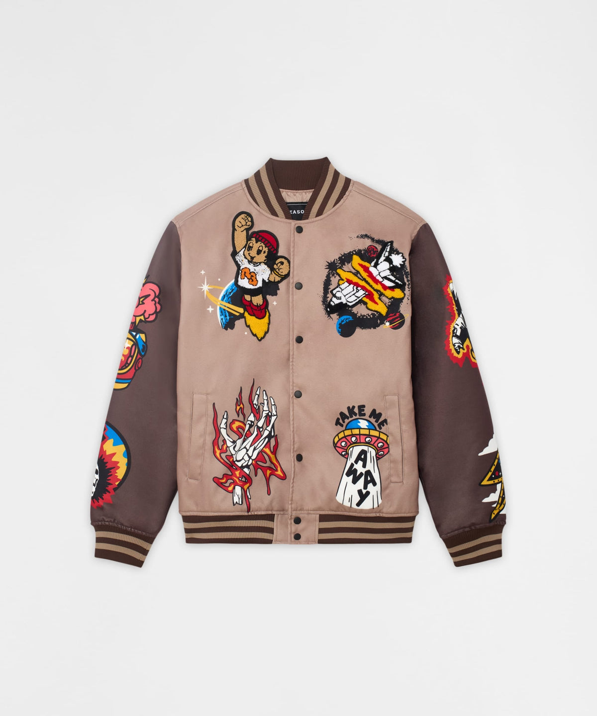 Reason Clothing Trending Beyond Reality Varsity Jacket