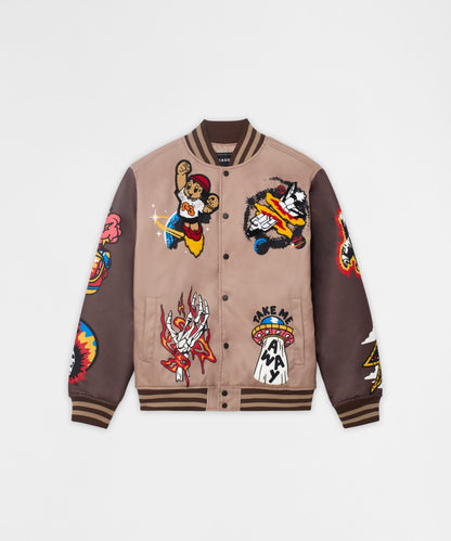 Reason Clothing Trending Beyond Reality Varsity Jacket
