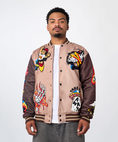 Reason Clothing Trending Beyond Reality Varsity Jacket