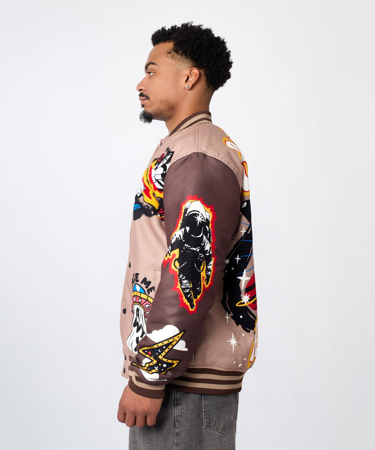 Reason Clothing Trending Beyond Reality Varsity Jacket