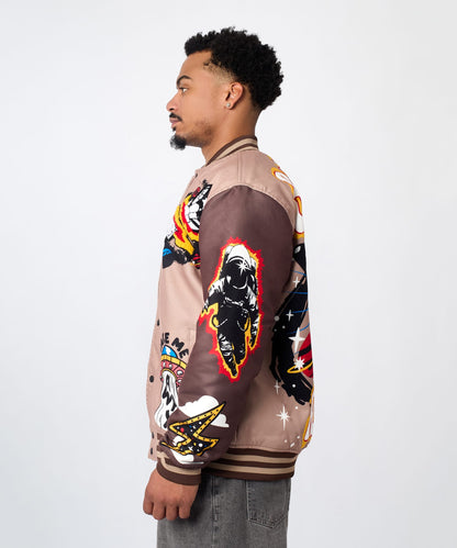 Reason Clothing Trending Beyond Reality Varsity Jacket