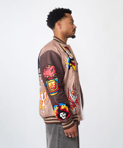 Reason Clothing Trending Beyond Reality Varsity Jacket