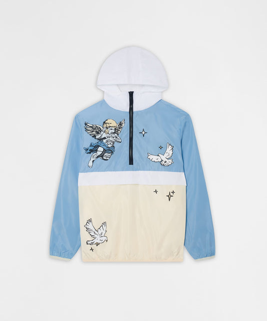 Reason Clothing Value Cherub Flight Anorak Jacket - Light Blue