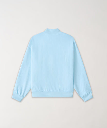 Reason Clothing Quality Coaches Chenille Jacket - Light Blue