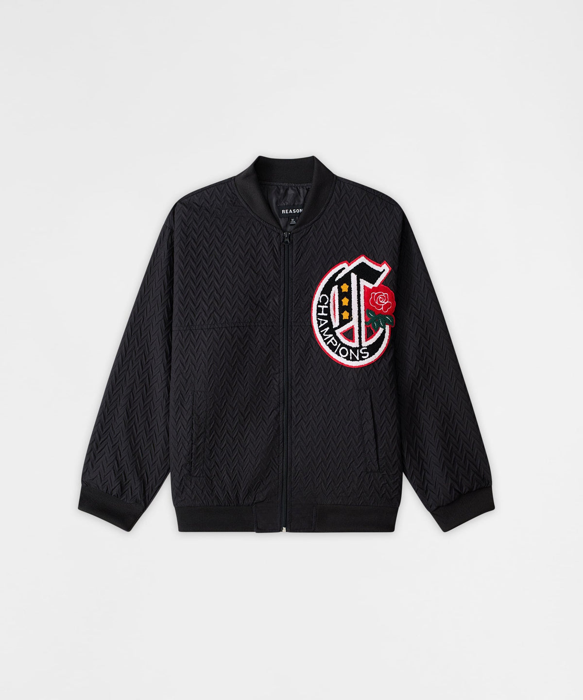 Reason Clothing Best Price Coaches Chenille Jacket - Black
