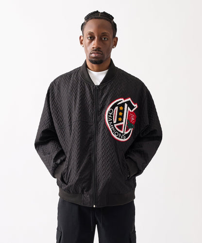 Reason Clothing Best Price Coaches Chenille Jacket - Black