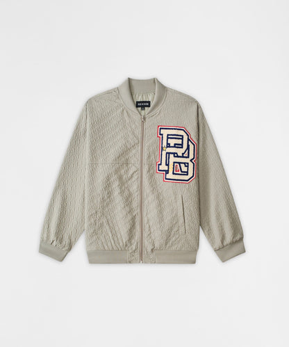 Reason Clothing Sale Coaches Chenille Jacket - Light Green