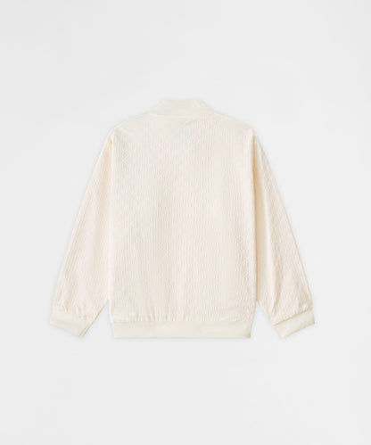 Reason Clothing Best Seller Coaches Chenille Jacket - White