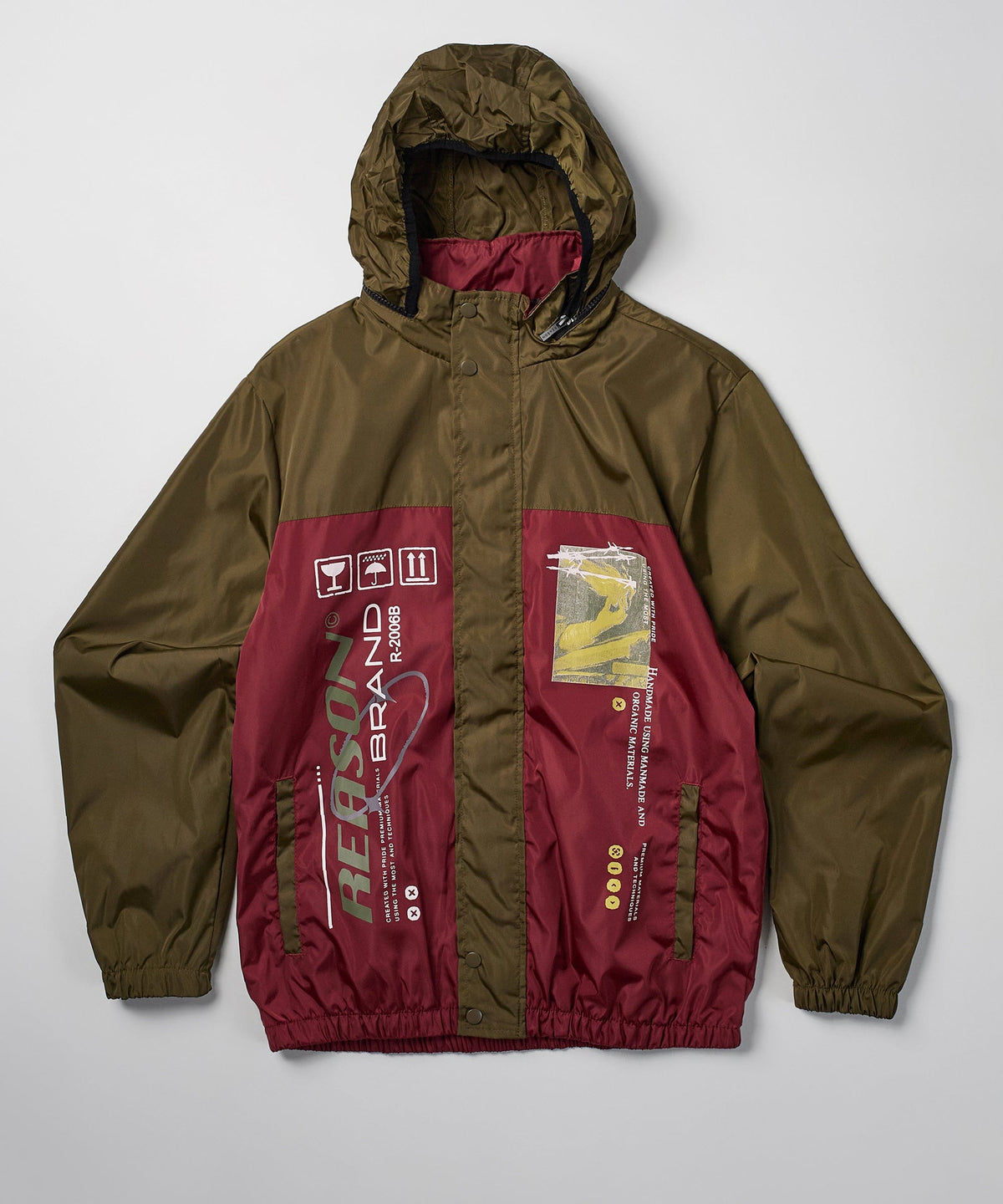 Reason Clothing Exclusive Flame Nylon Jacket