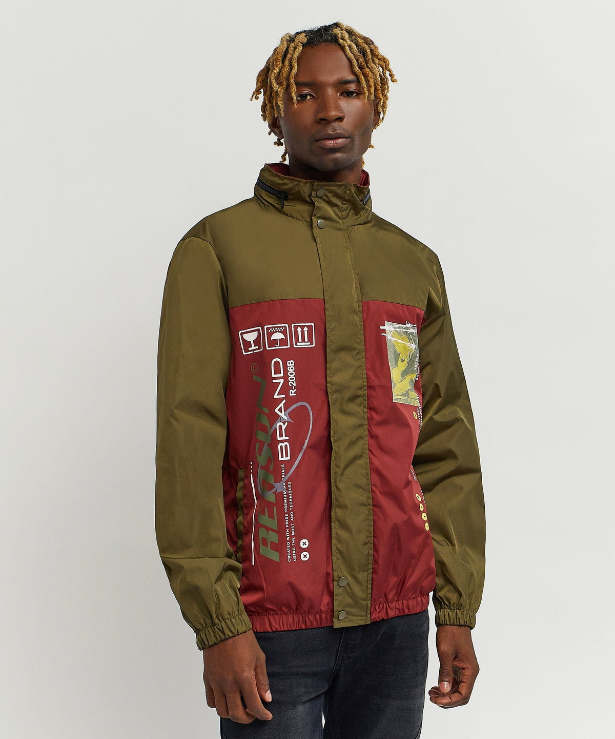 Reason Clothing Exclusive Flame Nylon Jacket