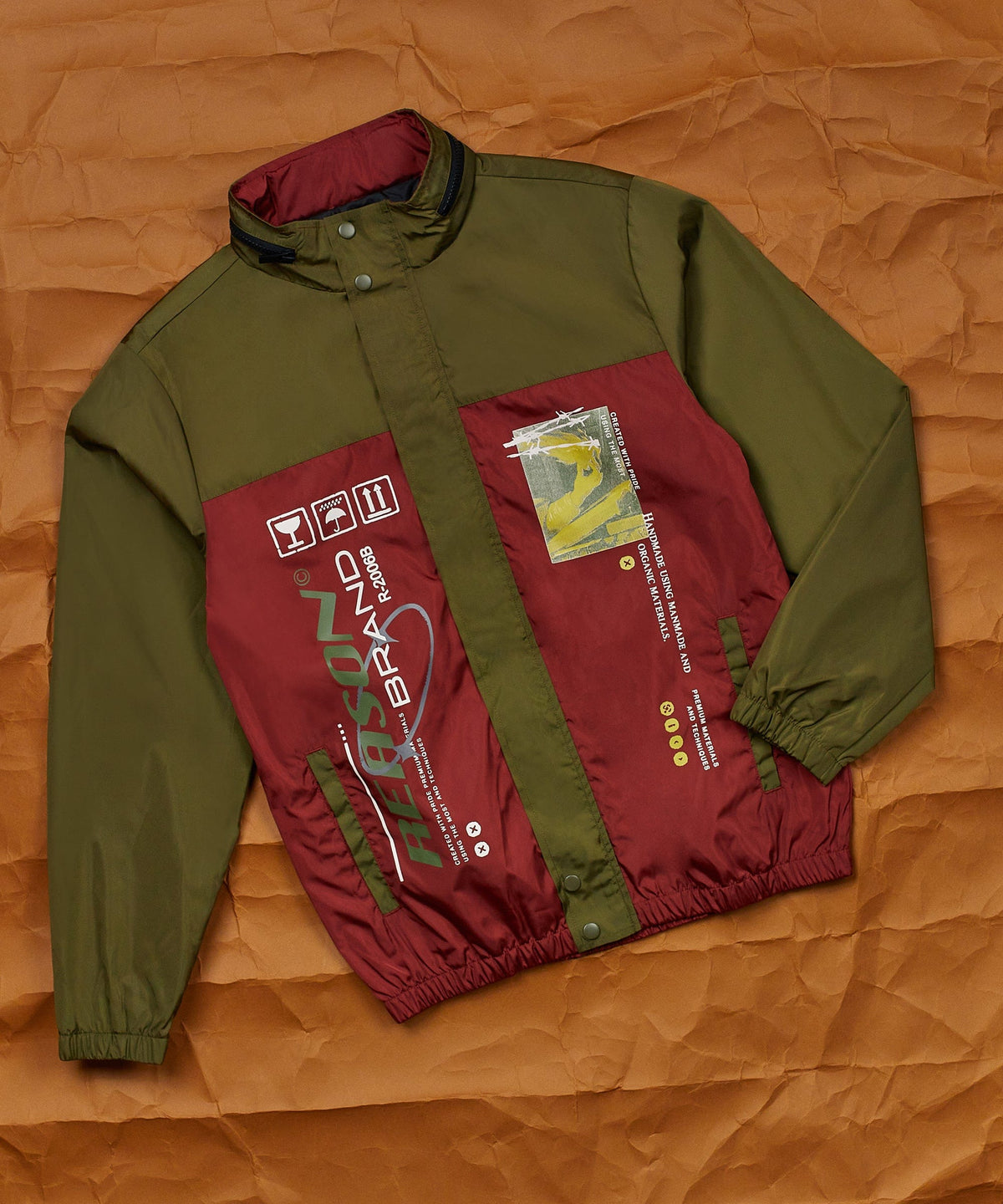 Reason Clothing Exclusive Flame Nylon Jacket