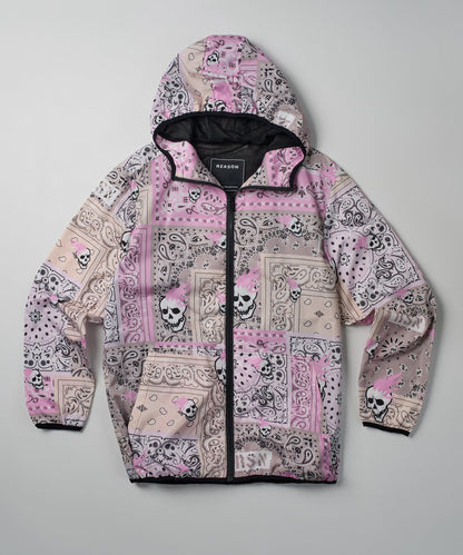 Reason Clothing Hot Sale Paisley Full Zip Anorak