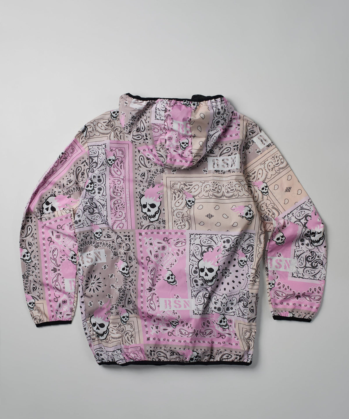 Reason Clothing Hot Sale Paisley Full Zip Anorak