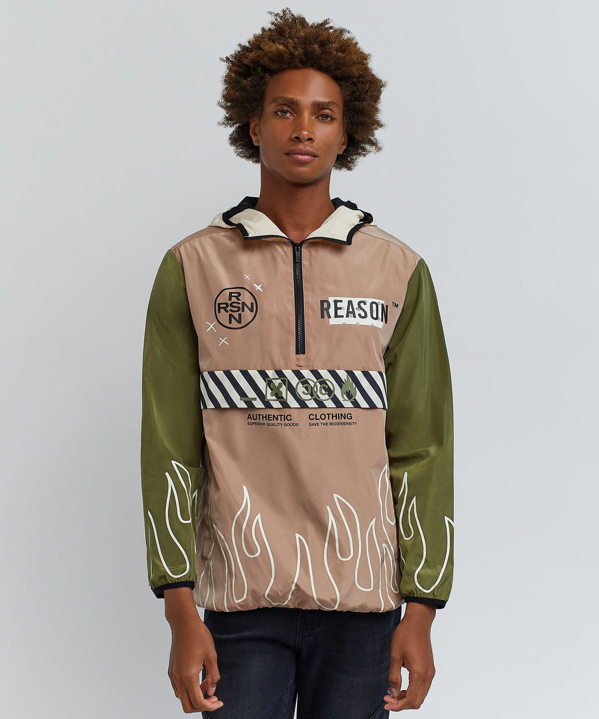 Reason Clothing Popular Built To Last Pullover Jacket