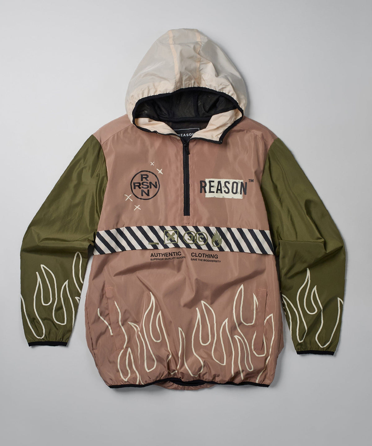 Reason Clothing Popular Built To Last Pullover Jacket