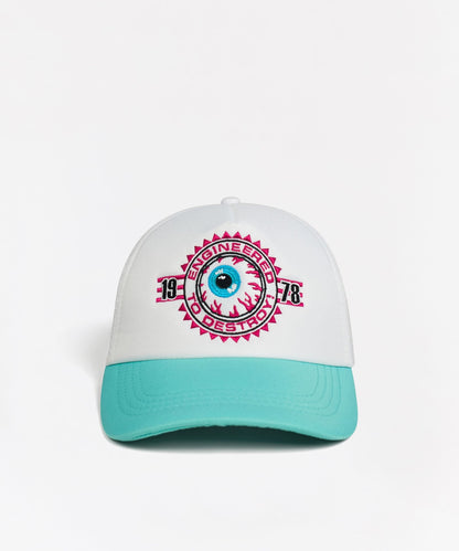 Reason Clothing New Mishka 1978 Embroidered Hat - White