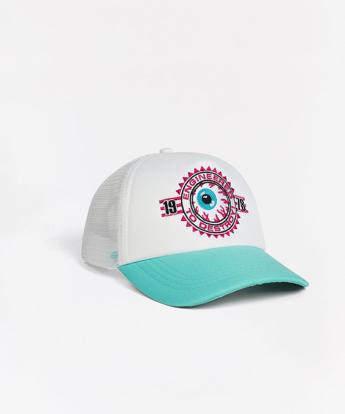 Reason Clothing New Mishka 1978 Embroidered Hat - White