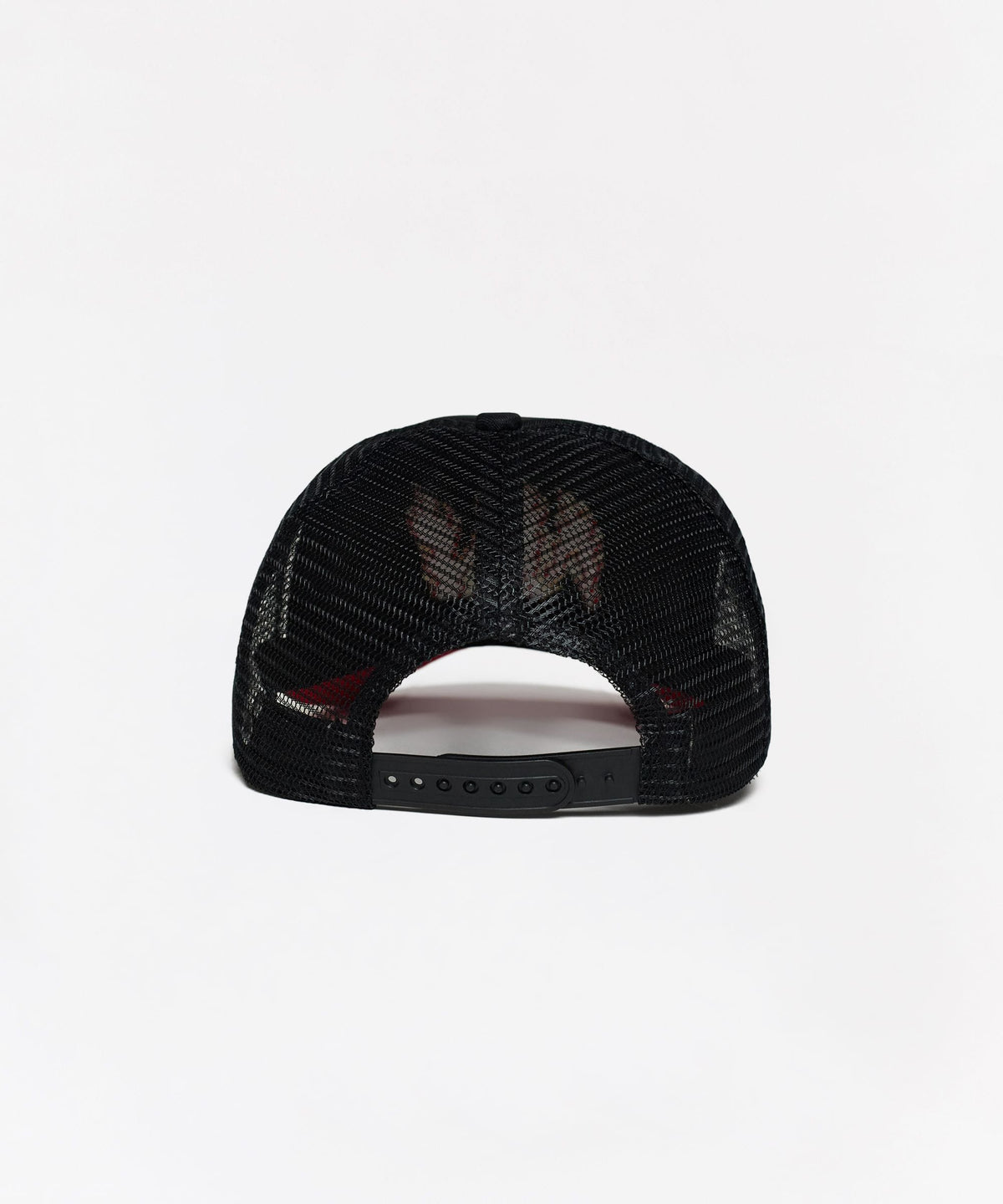 Reason Clothing Discount NY Graphic Trucker Hat - Black/Red