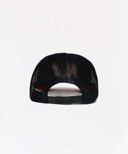 Reason Clothing Discount NY Graphic Trucker Hat - Black/Red