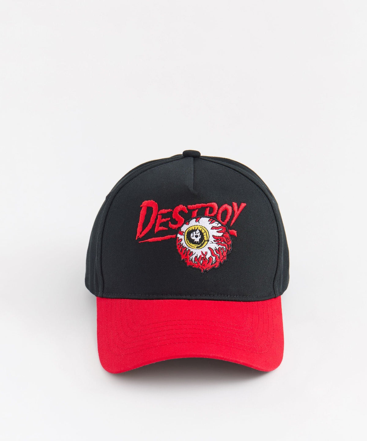 Reason Clothing Popular Mishka Destroy Embroidered Cap - Black