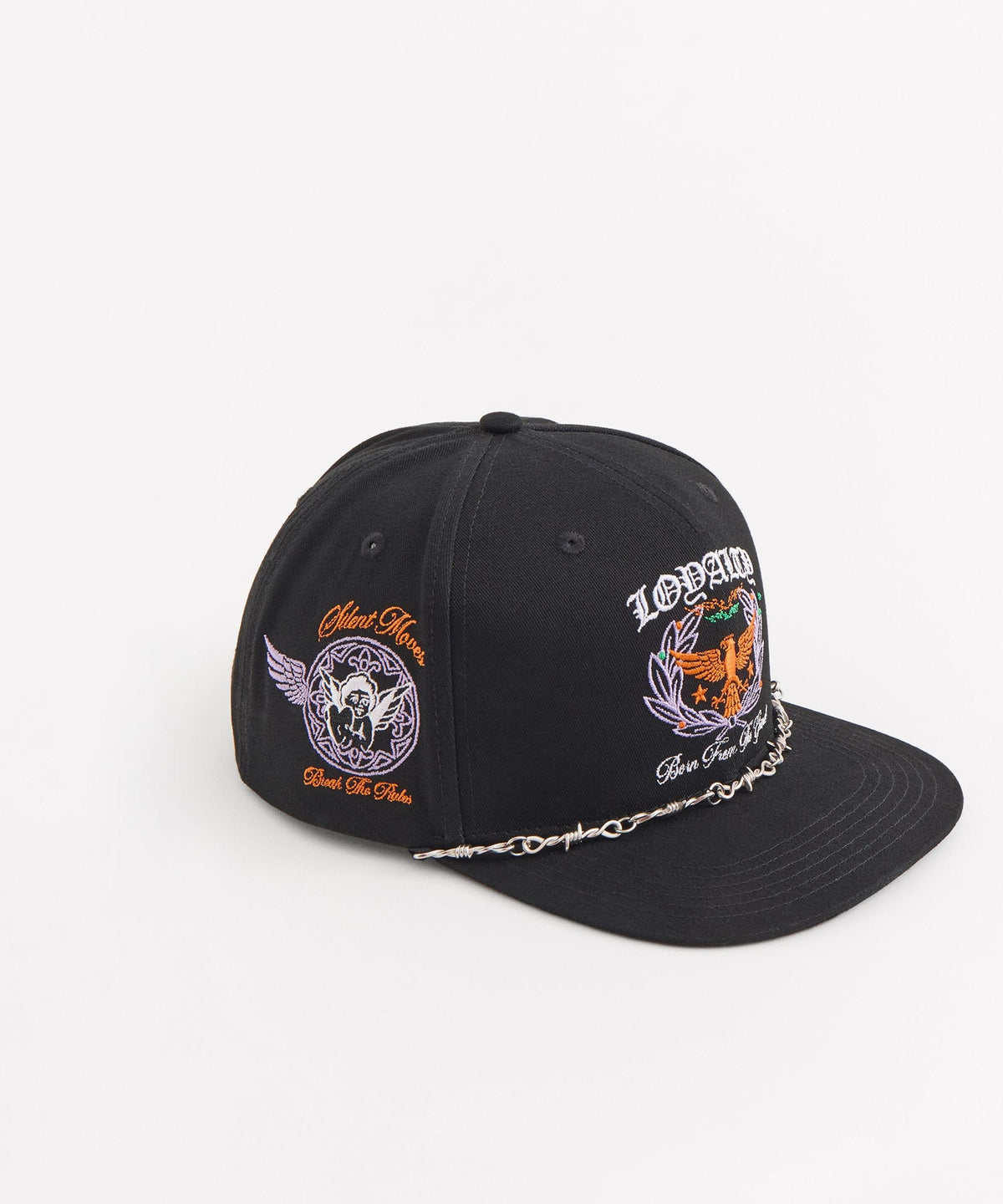 Reason Clothing New No Limits Chain Embroidered Graphic Hat