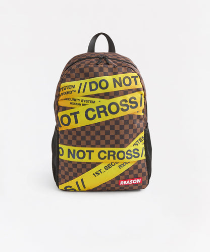 Reason Clothing Recommended Do Not Cross Backpack - Brown