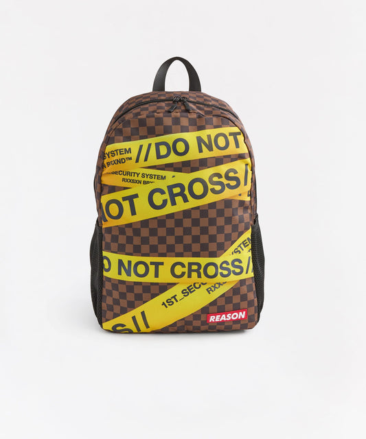 Reason Clothing Recommended Do Not Cross Backpack - Brown
