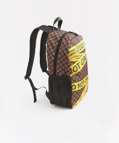 Reason Clothing Recommended Do Not Cross Backpack - Brown