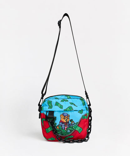 Reason Clothing Best Seller Hustle Bear Crossbody Bag