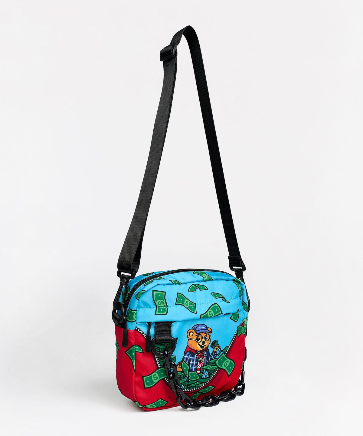 Reason Clothing Best Seller Hustle Bear Crossbody Bag