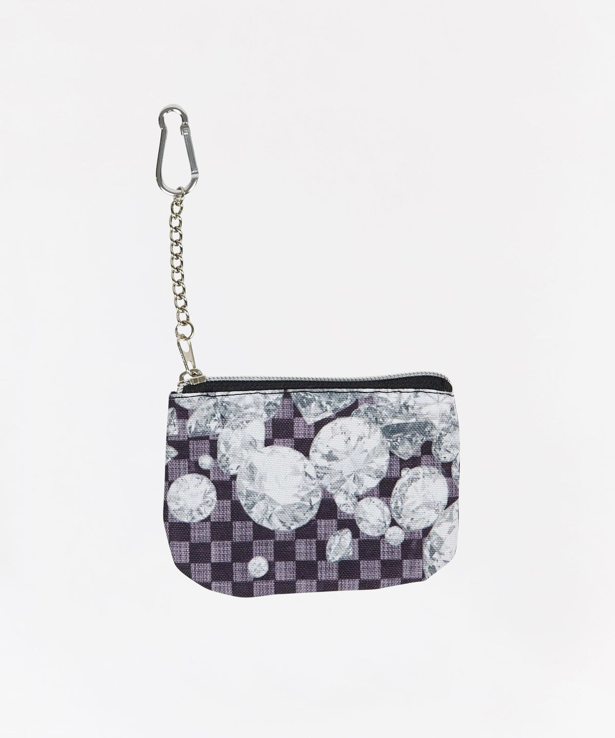 Reason Clothing Value Diamond Checker Print Coin Pouch