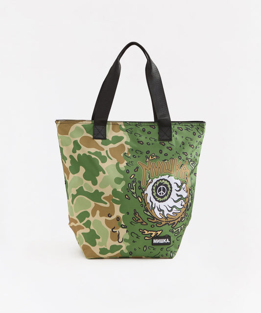 Reason Clothing New Mishka Eyeball Tote Bag - Olive Green