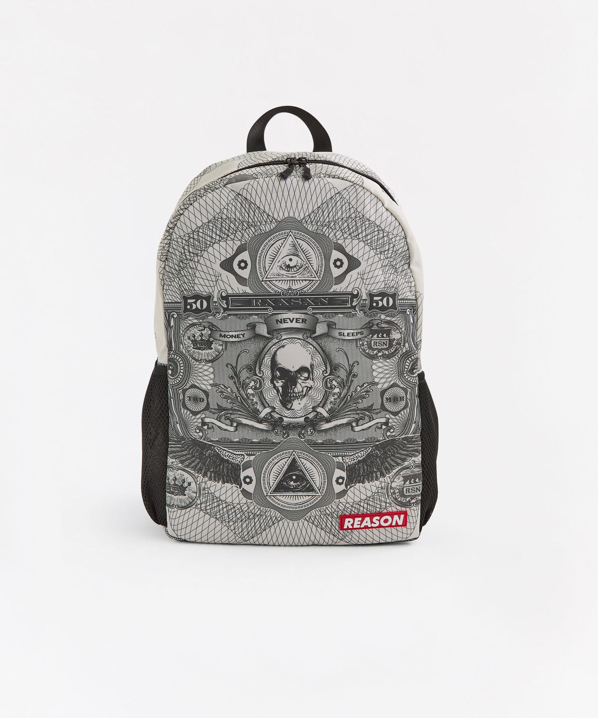 Reason Clothing Great Value Currency Backpack - Grey