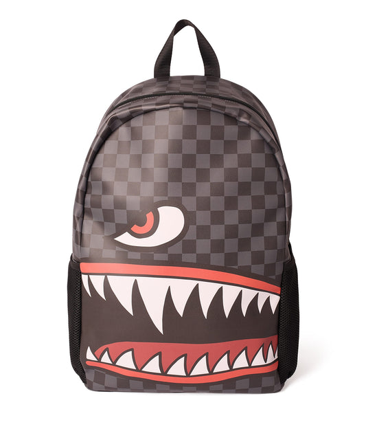 Reason Clothing Signature Checker Face Backpack PU - Black