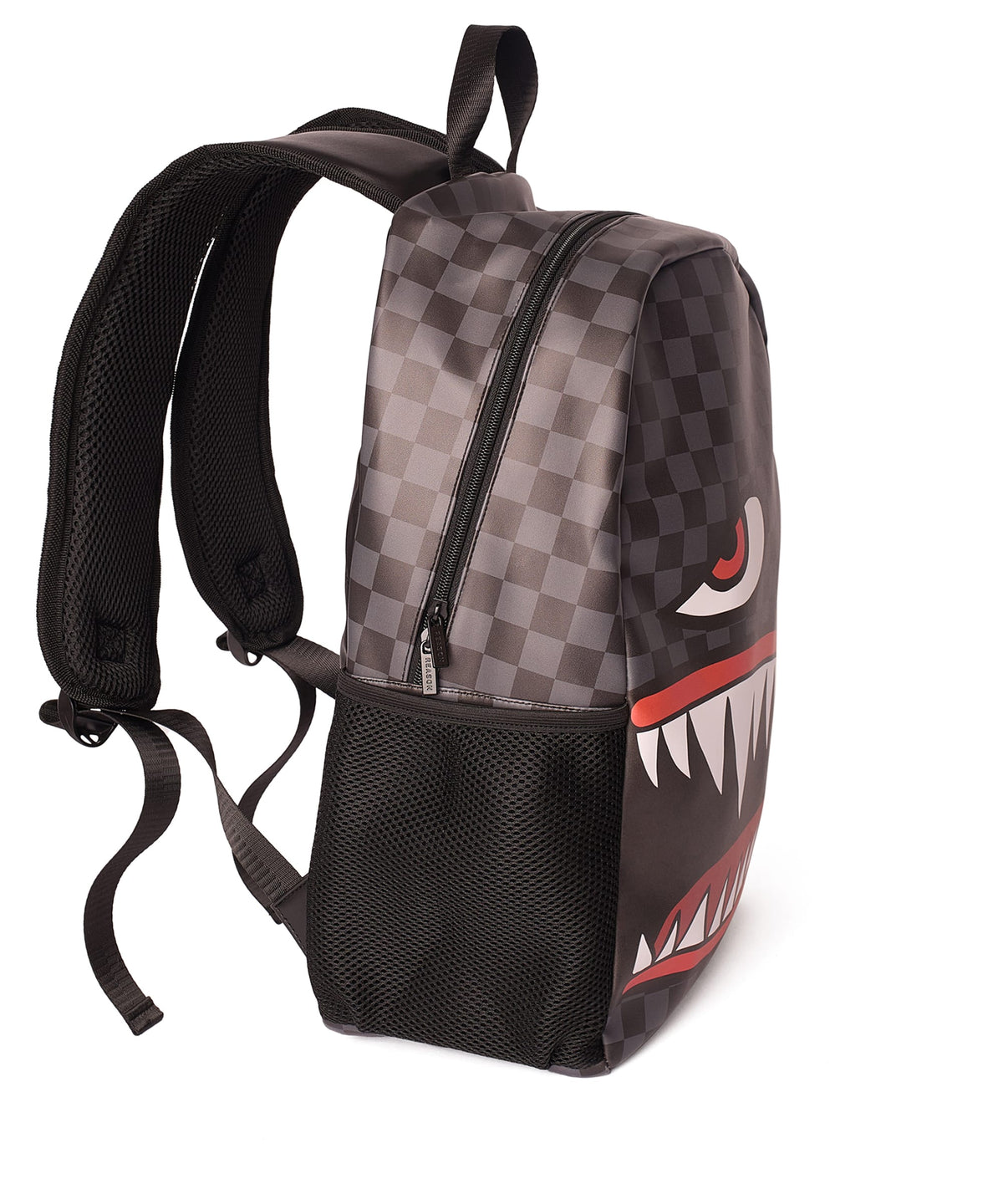 Reason Clothing Signature Checker Face Backpack PU - Black