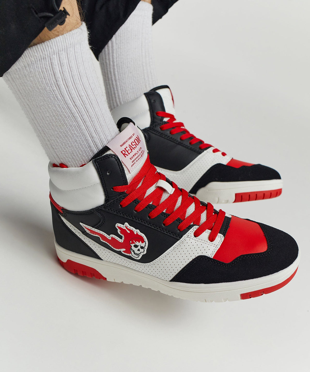 Reason Clothing Discount Stomper High Top Sneakers
