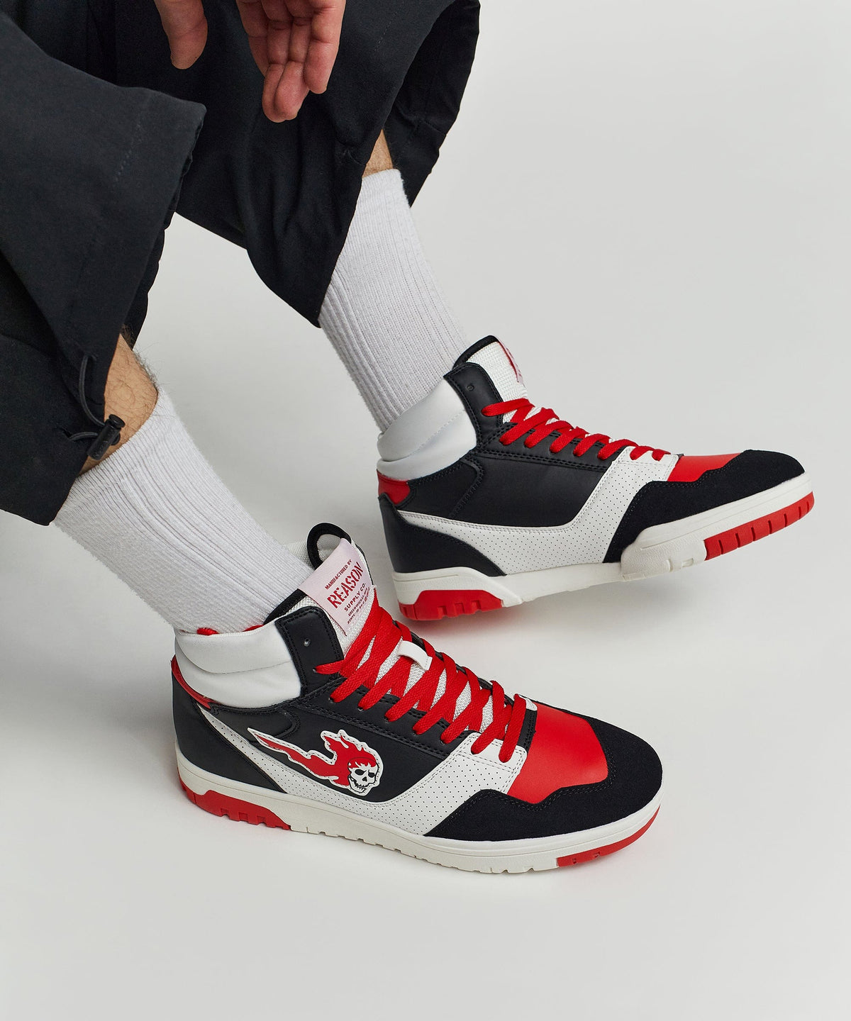 Reason Clothing Discount Stomper High Top Sneakers