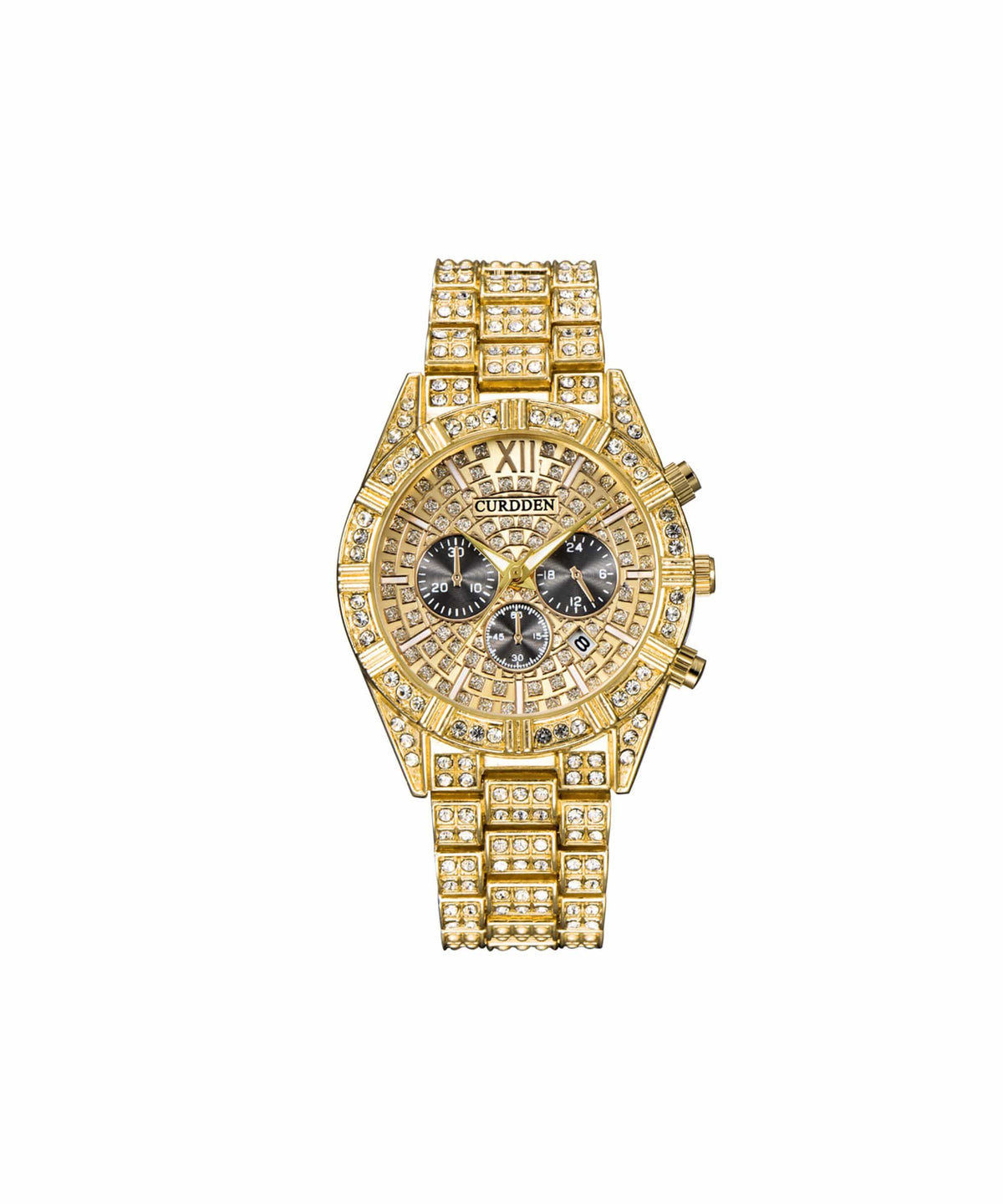Reason Clothing Trending Santorini Gold Diamond Watch