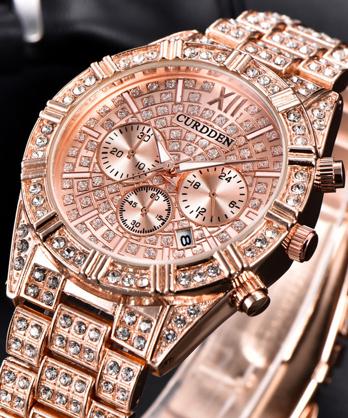 Reason Clothing Essential Santorini Rose Diamond Watch