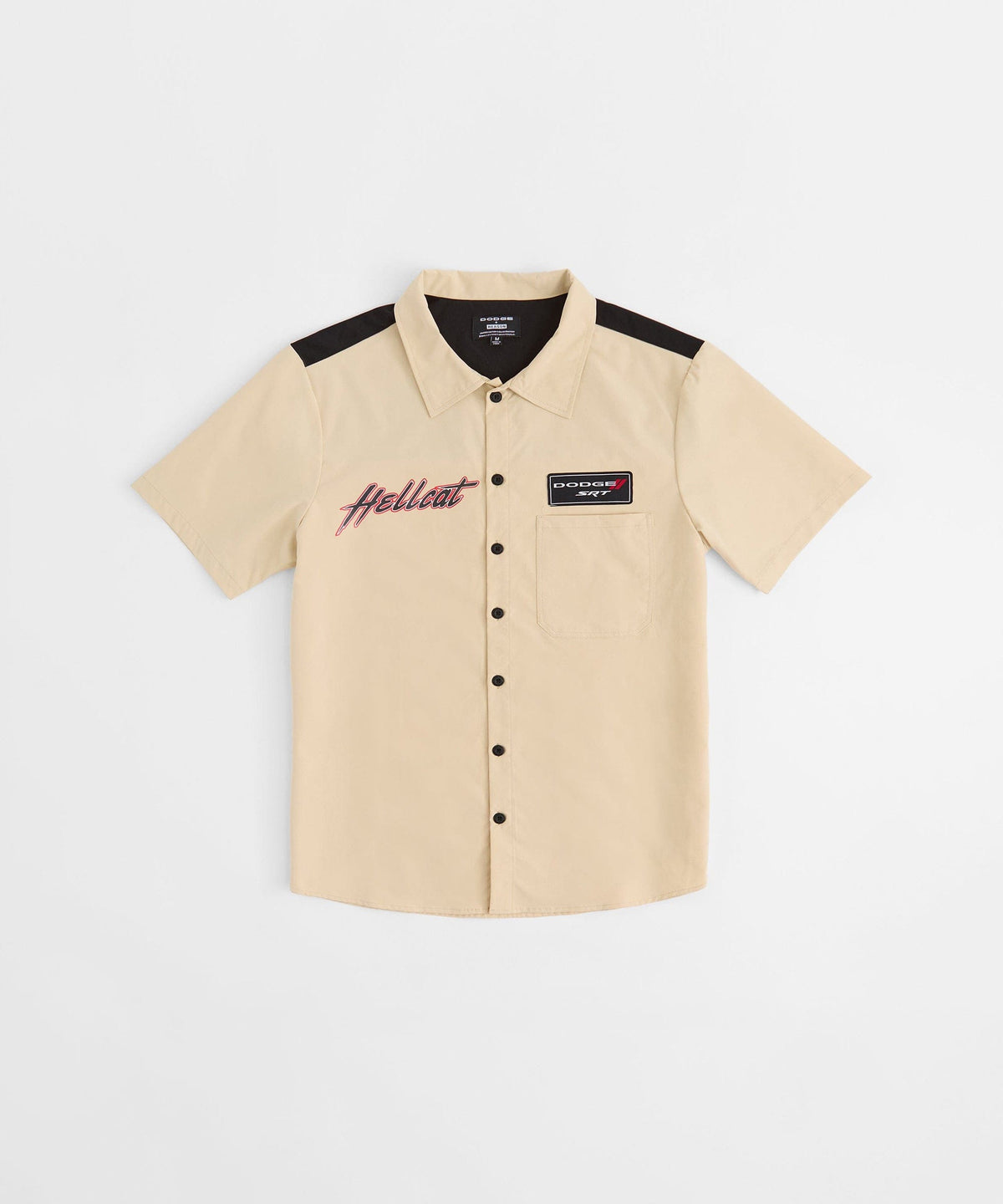 Reason Clothing Value Dodge Hellcat Mechanics Button Down Shirt - Khaki