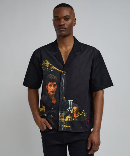 Reason Clothing Trending Scarface Button-Down Shirt