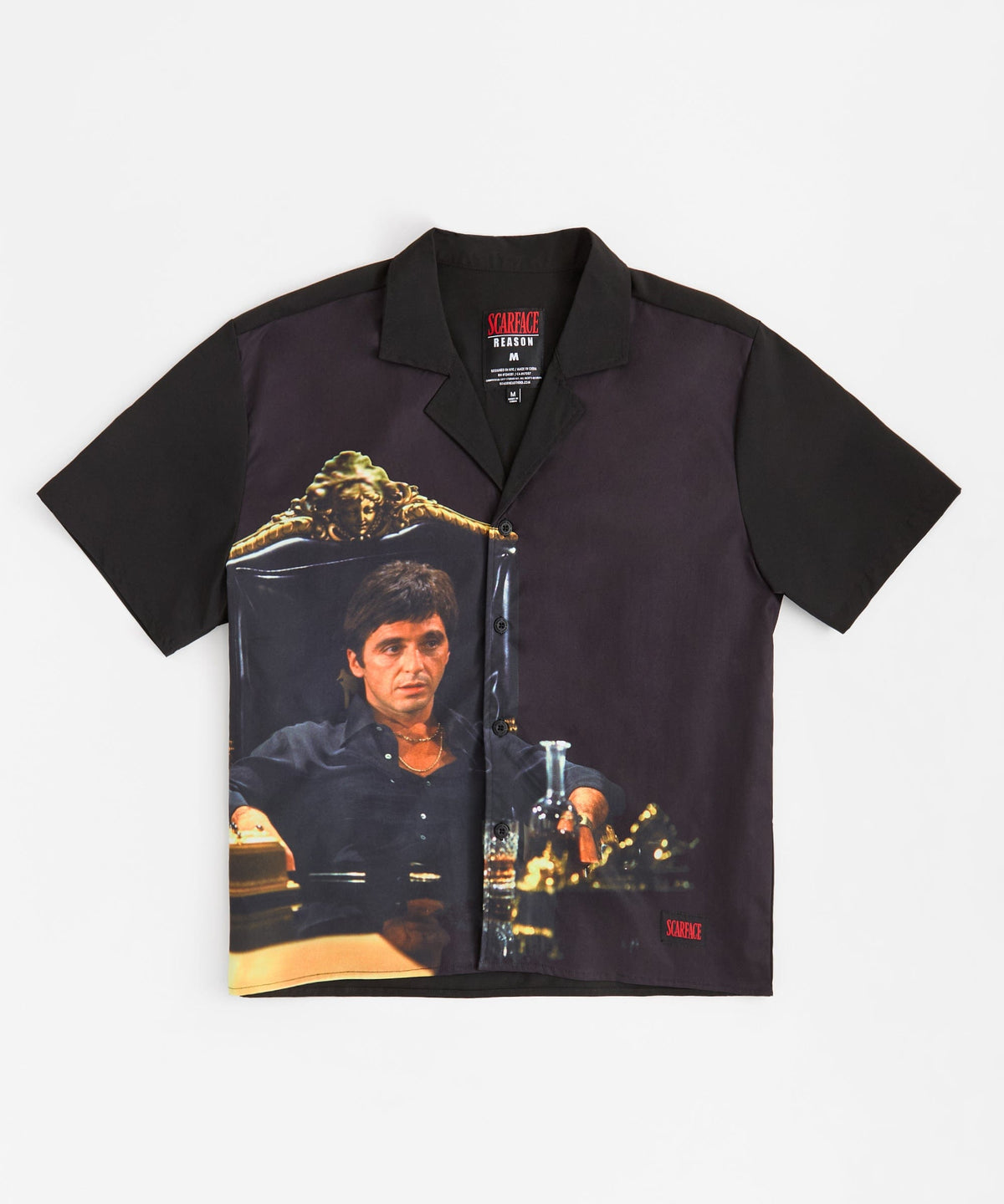 Reason Clothing Trending Scarface Button-Down Shirt