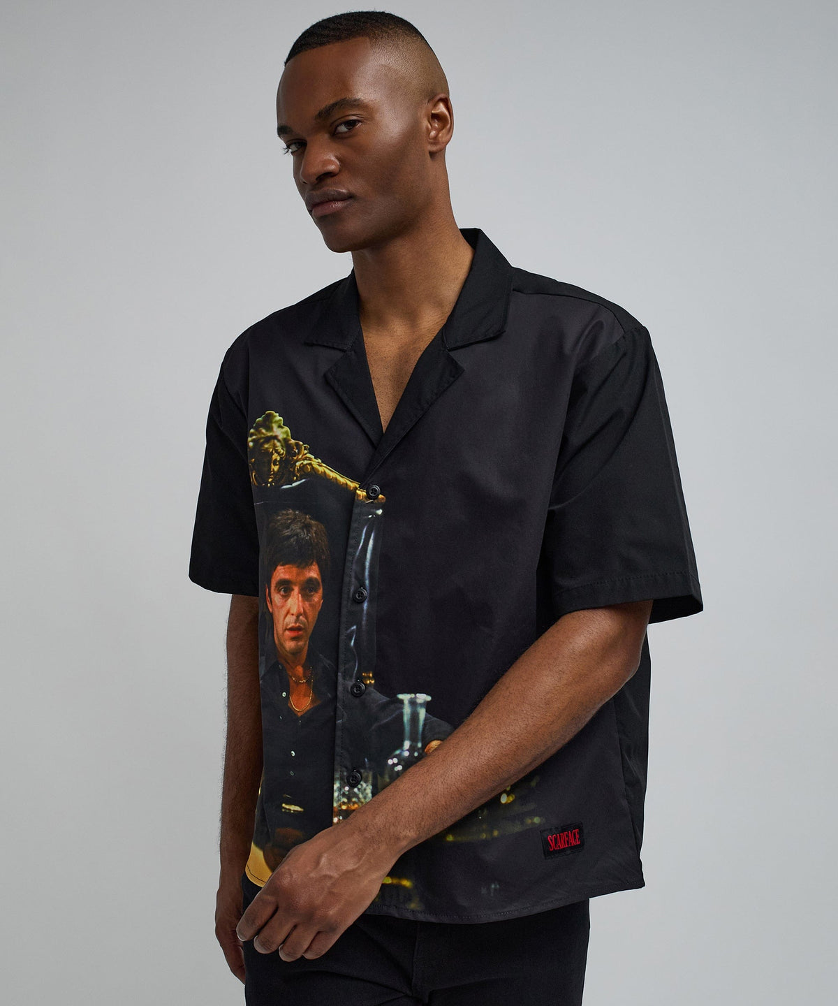 Reason Clothing Trending Scarface Button-Down Shirt