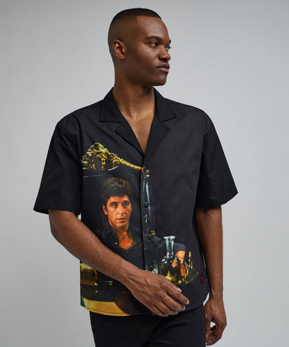 Reason Clothing Trending Scarface Button-Down Shirt