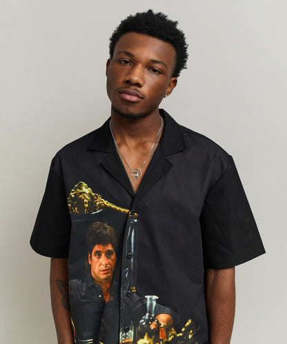 Reason Clothing Trending Scarface Button-Down Shirt