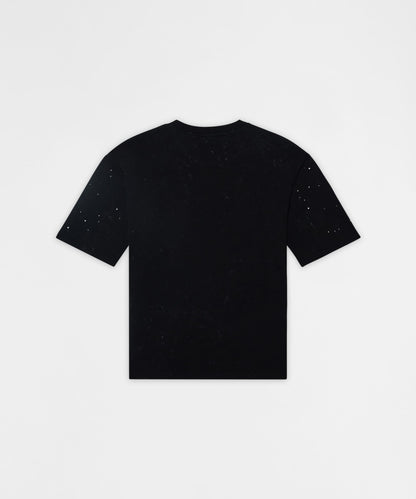 Reason Clothing Featured Chaos Chenille Patched Short Sleeve Tee - Black