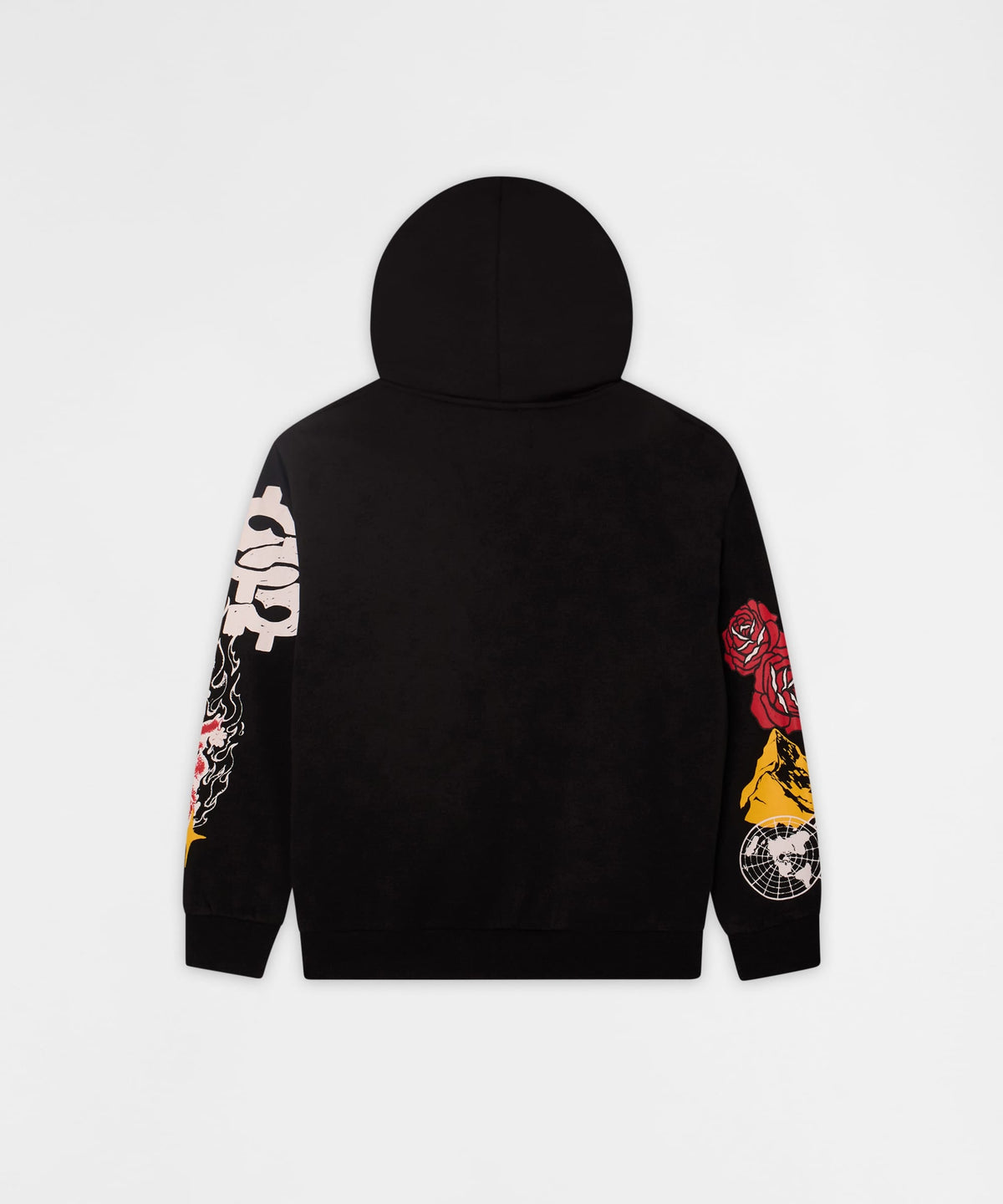Reason Clothing Smart Buy First Class Chenille Full Zip Hoodie - Black