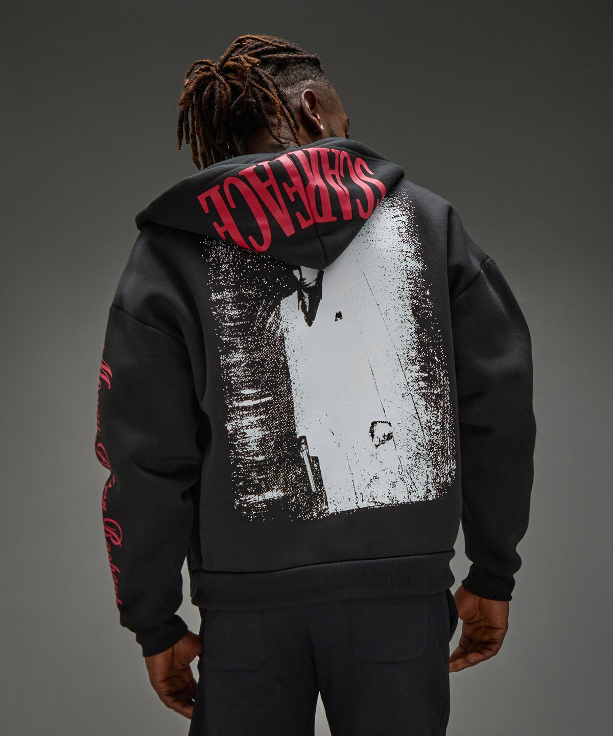 Reason Clothing Best Price Scarface MPR Full ZIP Hoodie - Black